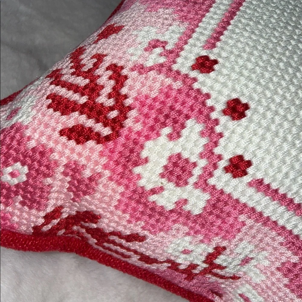 Beaufonts & broken hearts valentine’s Day it’s not me it’s you needlepoint pillo